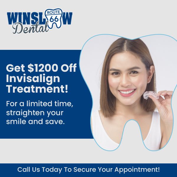 Invisalign is a modern orthodontic treatment that uses a series of clear, removable aligners to gradually move teeth into their ideal position. At Winslow Dental, led by the experienced Dr. Brent J. Gardner, DDS, patients can enjoy a comfortable and discreet way to achieve a straighter smile without metal braces. We provide personalized Invisalign treatment plans designed to enhance both the function and aesthetics of your smile, ensuring lasting alignment and confidence. For more information, contact us or schedule an appointment online. We are conveniently located at 321 W 2nd St, Winslow, AZ 86047.