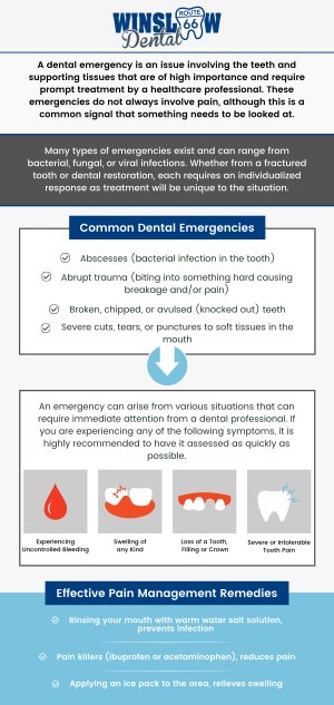 Emergency Dentist in Winslow, AZ. For more information, contact us or schedule an appointment online. We are conveniently located at 321 W 2nd St, Winslow, AZ 86047. We serve patients from Winslow AZ, West Winslow AZ, Joseph City AZ, Leupp AZ, Holbrook AZ and surrounding areas. Common questions asked by patients: What is an emergency dentist and when should I see one? What types of dental problems are considered emergencies? How do I know if my tooth pain is a dental emergency? Can an emergency dentist fix a broken or chipped tooth? What happens during an emergency dental visit?
At Winslow Dental, Dr. Brent J. Gardner, DDS, provides prompt and compassionate emergency dental care for patients in Winslow, AZ. Whether you’re experiencing severe tooth pain, a broken tooth, or a dental injury, our team is ready to help restore your comfort and protect your oral health. For more information, contact us or schedule an appointment online. We are conveniently located at 321 W 2nd St, Winslow, AZ 86047. We serve patients from Winslow AZ, West Winslow AZ, Joseph City AZ, Leupp AZ, Holbrook AZ and surrounding areas.