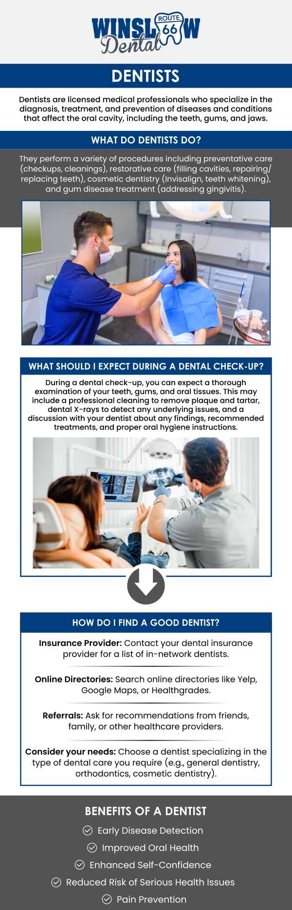 At Winslow Dental, led by the experienced Dr. Brent J. Gardner, DDS, patients receive personalized dental care designed to maintain optimal oral health and enhance natural smiles. From preventive cleanings and restorative procedures to cosmetic treatments, our practice combines advanced technology with a gentle approach to ensure comfort and lasting results. We are committed to providing exceptional care for families, helping every patient achieve a healthy, confident smile they can be proud of. For more information, contact us or schedule an appointment online. We are conveniently located at 321 W 2nd St, Winslow, AZ 86047. At Winslow Dental, led by the experienced Dr. Brent J. Gardner, DDS, patients receive personalized dental care designed to maintain optimal oral health and enhance natural smiles. From preventive cleanings and restorative procedures to cosmetic treatments, our practice combines advanced technology with a gentle approach to ensure comfort and lasting results. We are committed to providing exceptional care for families, helping every patient achieve a healthy, confident smile they can be proud of. For more information, contact us or schedule an appointment online. We are conveniently located at 321 W 2nd St, Winslow, AZ 86047.